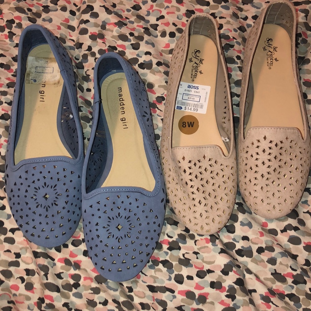 2pair of flats slightly used